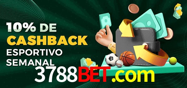 10% de bônus de cashback na 3788bet.com
