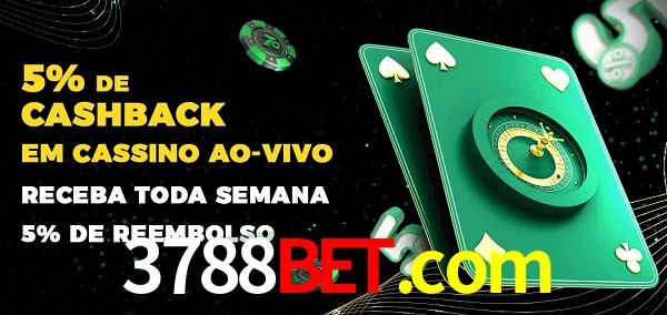 Promoções do cassino ao Vivo 3788bet.com